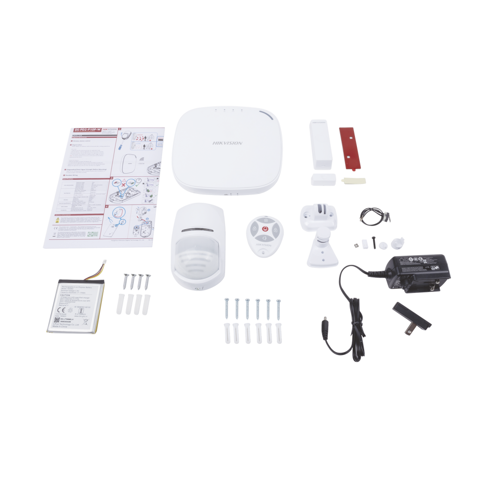 KIT HIKVISION DE ALARMA WIFI / GPRS / LAN / 433 MHz