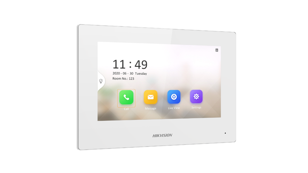 Monitor IP 7&quot; para Videoportero IP / Vídeo en Vivo / PoE Estándar / Apertura Remota / Llamada Entre Monitores / Audio de dos vías / Policarbonato