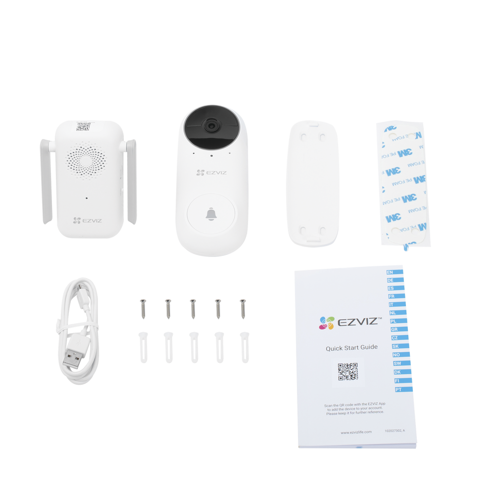 Kit Video Portero Wifi con Sirena / 1080P / h.265 