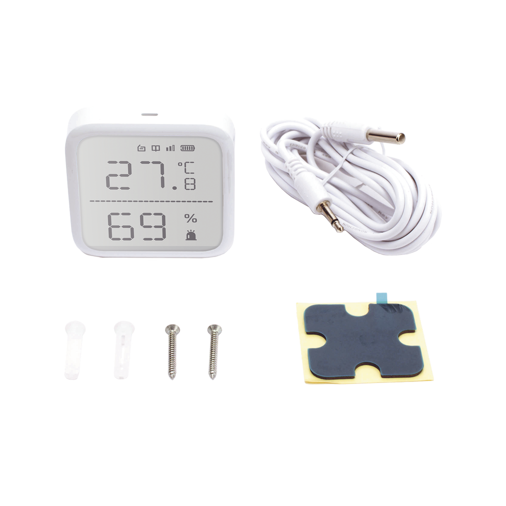 Sensor Detector De Temperatura y Humedad Inalámbrico / Uso Interior / Rango de Detección desde -35°C hasta 99°C / AX PRO