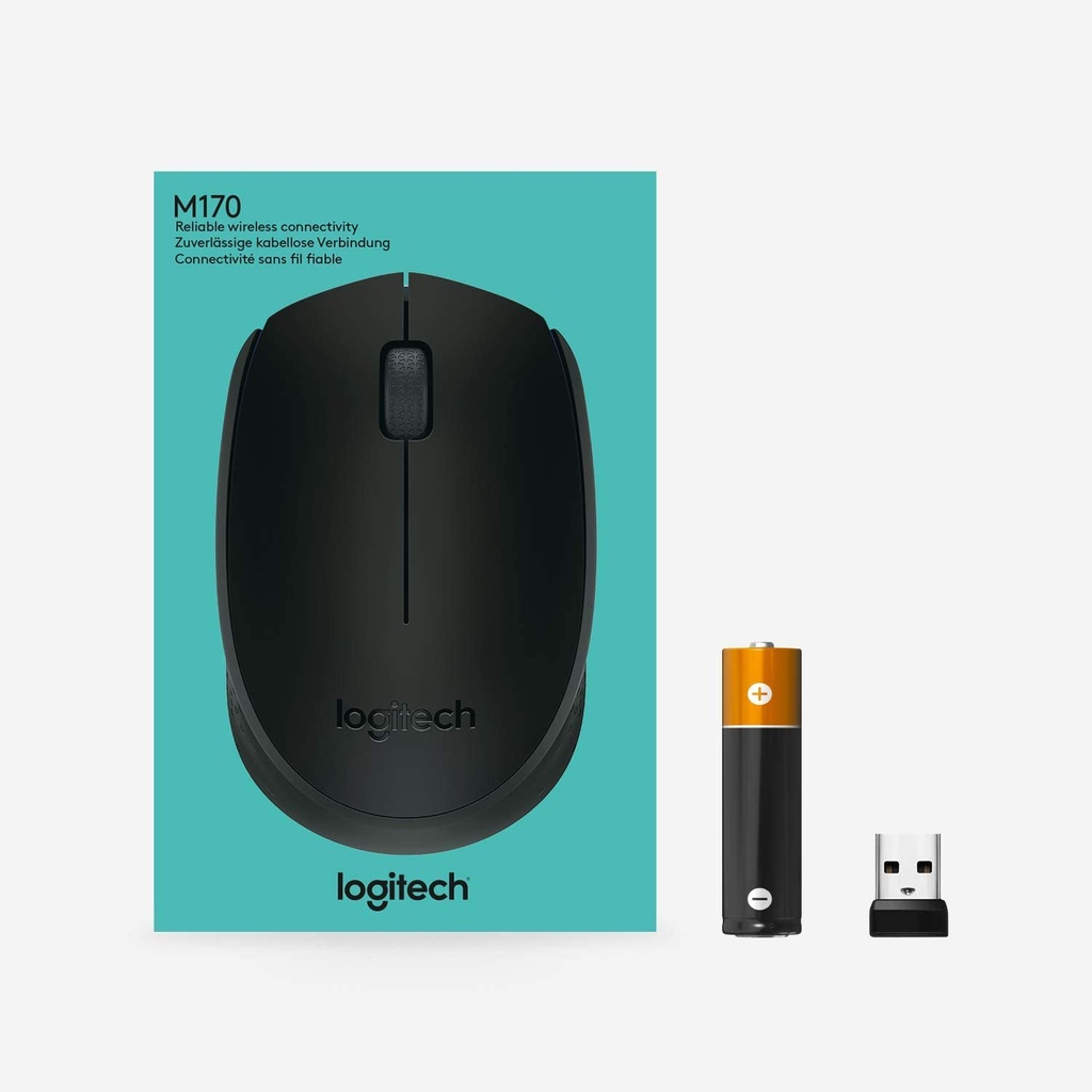 Mouse Inalámbrico 2.4Ghz con Receptor USB Ambidiestro