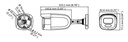 DS-2CE12DFT-FC CÁMARA HIKVISION BULLET 2Mp / COLOR VU / 3.6 MM