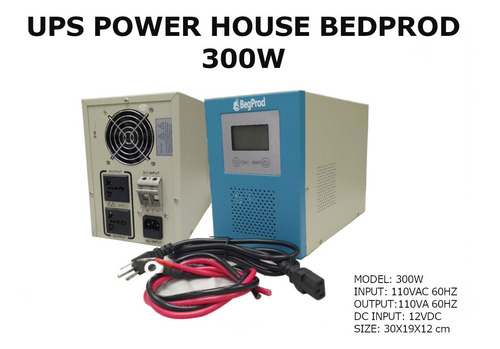 UPS POWER HOUSE 300W 500VA 12V-110V