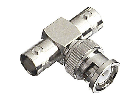 CONECTOR BNC MACHO TIPO T A BNC DOBLE HEMBRA PACK 10 UND