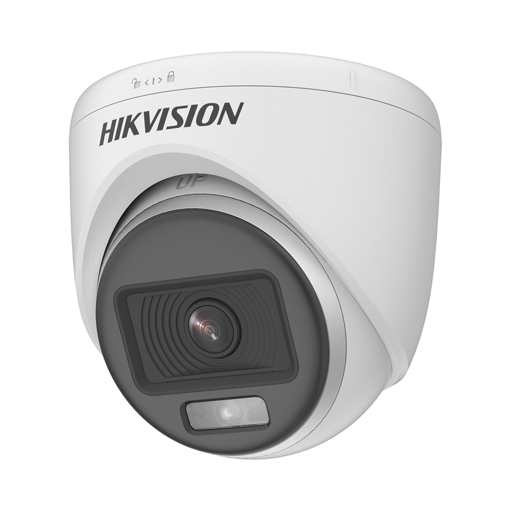 CÁMARA DOMO TURBO HD 2 MP / 2.8 MM / 1080P / COLORVU / IMAGEN A COLOR 24/7 / METAL-PLÁSTICO / LUZ BLANCA 40 MTS / EXTERIOR IP67 / TVI-AHD-CVI-CVBS / DWDR