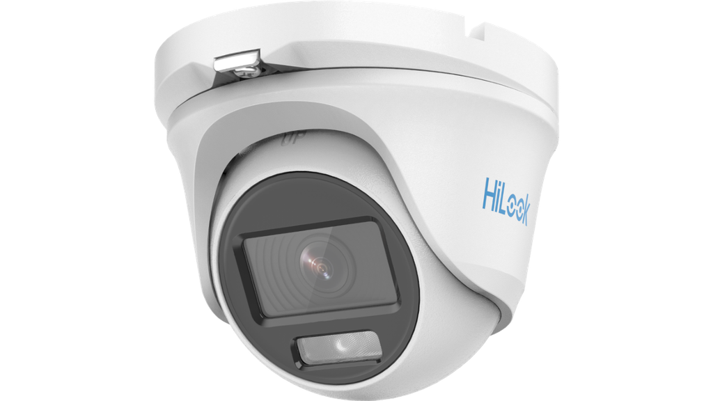 CÁMARA DOMO TURBO HD 2 MP / 2.8 MM / 1080P / COLORVU / IMAGEN A COLOR 24/7 / METAL / LUZ BLANCA 20 MTS / EXTERIOR IP66 / TVI-AHD-CVI-CVBS / DWDR