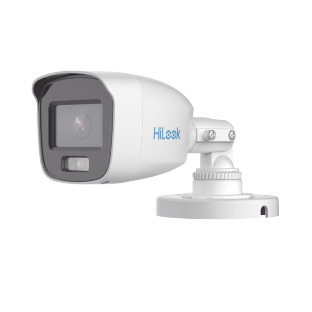 CÁMARA BULLET TURBO HD 2 MP / 2.8 MM / 1080P / COLORVU / IMAGEN A COLOR 24/7 / PLÁSTICO / LUZ BLANCA 20 MTS / EXTERIOR IP66 / TVI-AHD-CVI-CVBS / DWDR