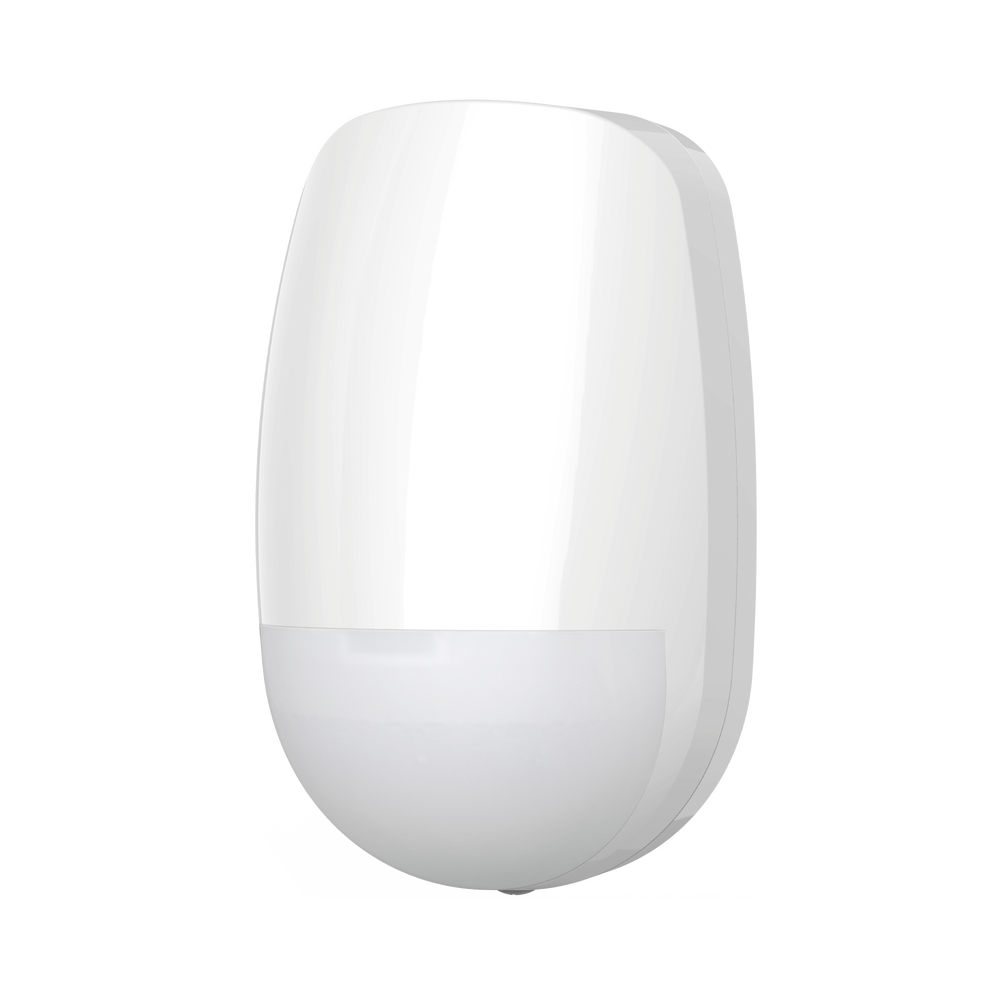 SENSOR DETECTOR DE MOVIMIENTO PIR INALÁMBRICO / INTERIOR / INMUNIDAD A MASCOTAS / RANGO DE DETECCIÓN DE 15 MTS / ANGULO DE 85.9° DE COBERTURA / AX PRO