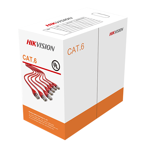 CABLE UTP CAT 6 / 305 MTS / BOBINA / 100% COBRE / 23 AWG / CM / PVC / NARANJA