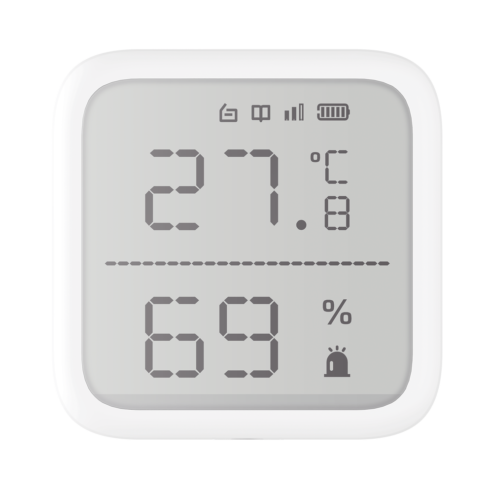 SENSOR DETECTOR DE TEMPERATURA Y HUMEDAD INALÁMBRICO / USO INTERIOR / RANGO DE DETECCIÓN DESDE -35°C HASTA 99°C / AX PRO