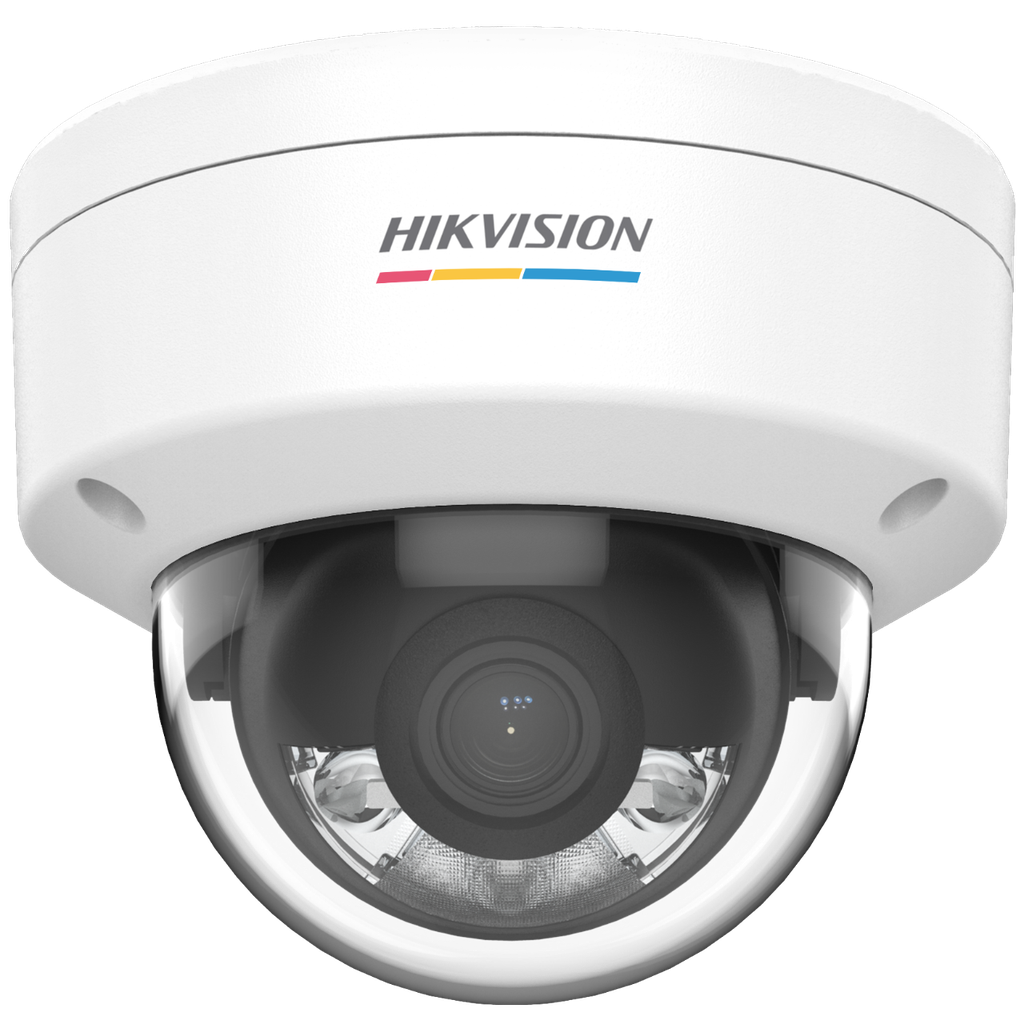 CÁMARA DOMO IP 5 MP / 2.8 MM / COLORVU / 30 MTS IR EXIR / H.265+ / WDR 120 DB  / IP67 / IK10 / POE