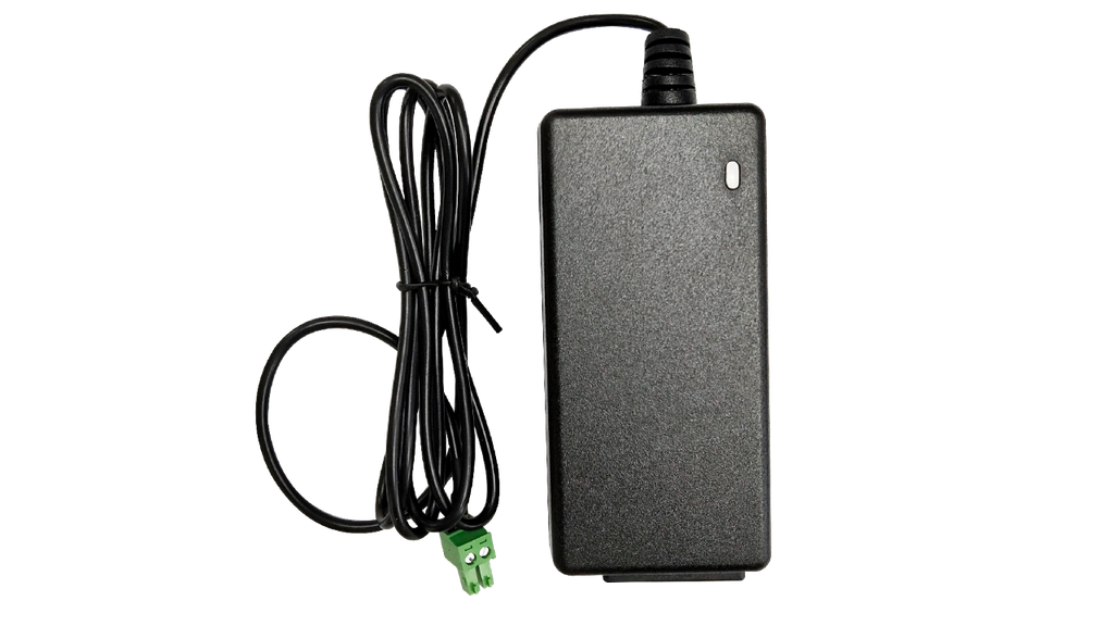 TRANSFORMADOR 12VDC 2A CAMARAS TURBO HD CABEZAL VERDE