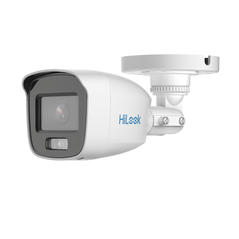 CÁMARA BULLET TURBO HD 2 MP / 2.8 MM / 1080P / IMAGEN A COLOR 24/7 / LUZ BLANCA 20 MTS / EXTERIOR IP66 / MICRÓFONO INTEGRADO / DWDR / PLÁSTICO / TVI-AHD-CVI-CVBS