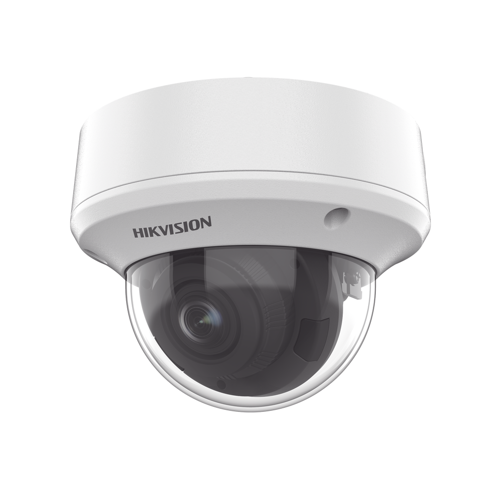 CÁMARA DOMO TURBO HD 5 MP / 2.7 MM - 13.5 MM / 2560 X 1944 / LENTE VARIFOCAL MOTORIZADO / IR 40 MTS / EXTERIOR IP67 / METAL / ANTIVANDÁLICA IK10 / DWDR / TVI-AHD-CVI-CVBS