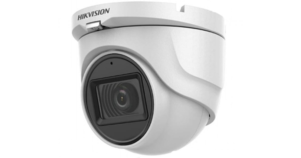 CÁMARA DOMO TURBO HD 5 MP / 2.8 MM / 2560 X 1944 / IR 30 MTS / EXTERIOR IP67 / METAL / MICRÓFONO INTEGRADO / ICR / SMART IR / TVI-AHD-CVI-CVBS
