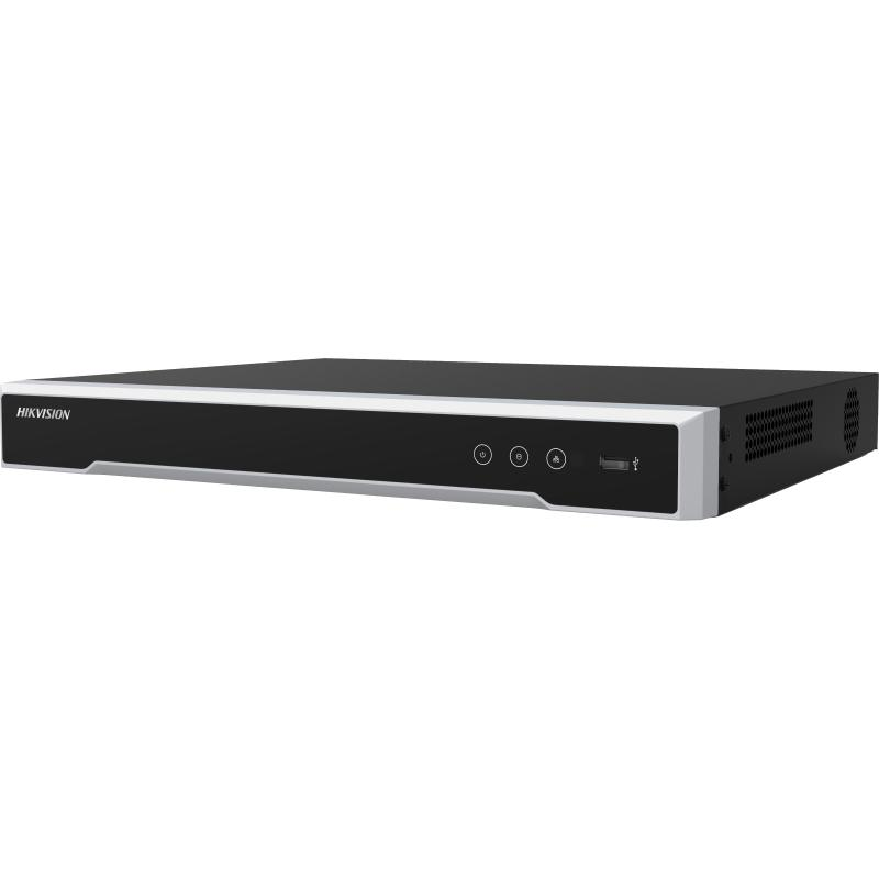 NVR 8 CANALES IP 4K 12 MP / 2 BAHIAS DE DISCO DURO / 8 PUERTOS POE+ / SALIDA DE VÍDEO 4K / SWITCH POE 300 MTS / ACUSENSE / VIDEO ANALÍTICOS / RECONOCIMIENTO FACIAL