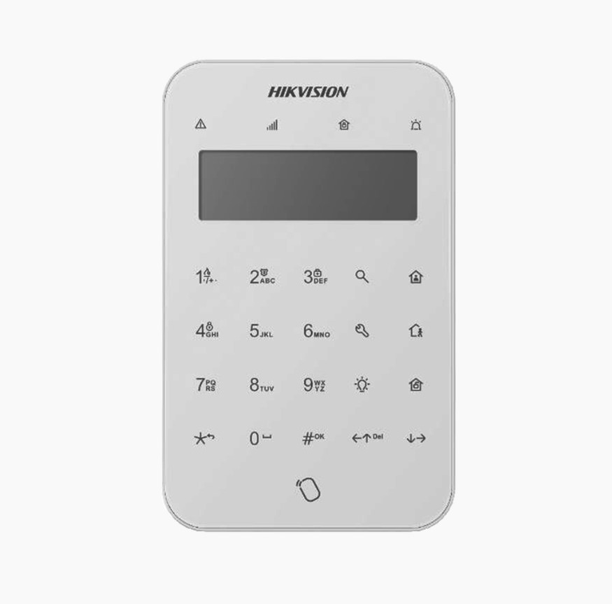 TECLADO INALÁMBRICO TRI-X CON PANTALLA LCD / RANGO 800 MTS / ARMADO Y DESARMADO / COMUNICACIÓN DE 2 VÍAS / FRECUENCIA 433 MHZ / FUNCIONES DE AUTOMATIZACIÓN PARA CONTROL DE RELEVADORES / AX PRO