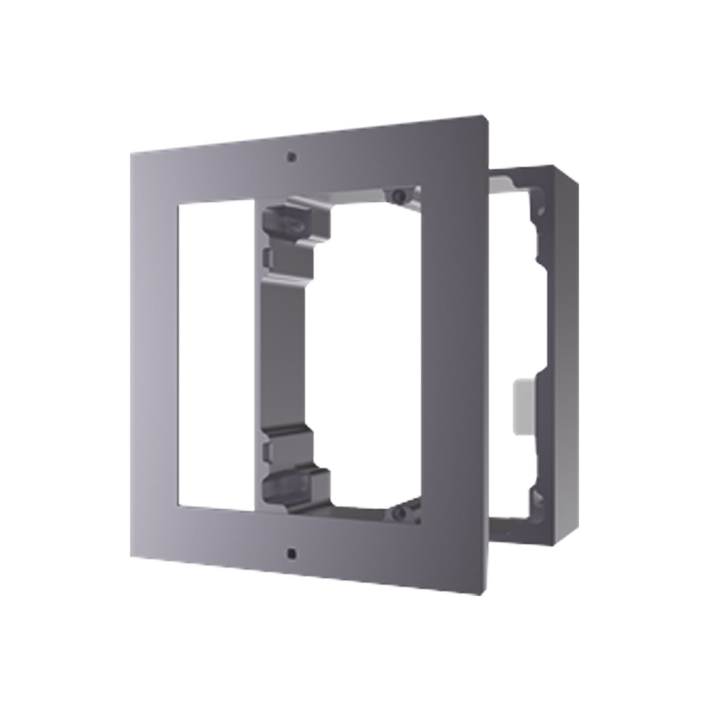 SOPORTE PARA EMPOTRAR 1 MÓDULO VIDEO PORTEROS IP / ALUMINIO ALTA CALIDAD / INSTALACIÓN EN SUPERFICIE