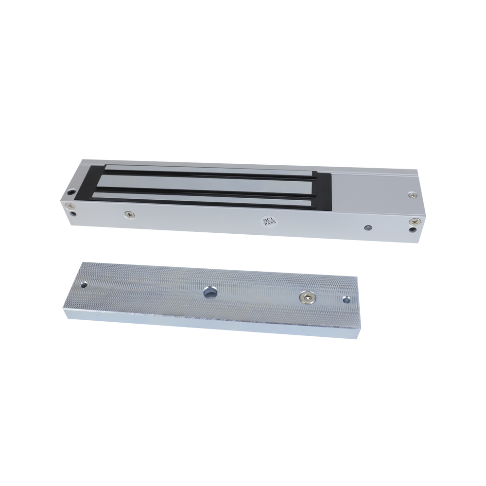 CERRADURA MAGNÉTICA / 272 KG / USO EN PUERTA DE MADERA VIDRIO O METAL / ALUMINIO ANODIZADO 