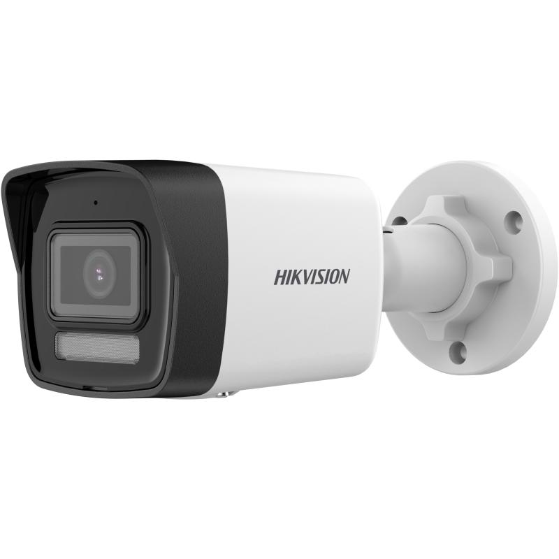 CÁMARA BULLET IP 6 MP / 2.8 MM / 30 MTS IR EXIR / LUZ DUAL / EXTERIOR IP67 / DWDR / H.265+ / POE / MICRÓFONO INTEGRADO