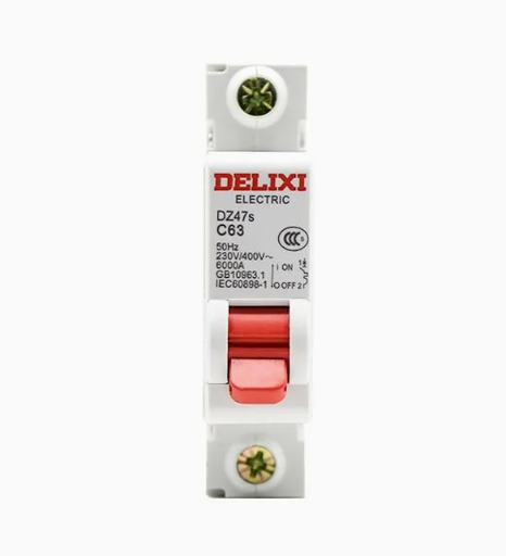 [BD63A-24V] INTERRUPTOR - BREAKER PARA BATERÍA 24V 1000W 63A 1 POLO