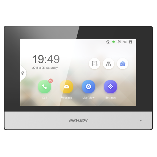 [DS-KH6320-WTE1] MONITOR IP 7" PARA VIDEO PORTERO / TÁCTIL / WIFI / VÍDEO EN VIVO / APERTURA REMOTA / LLAMADA ENTRE MONITORES / AUDIO DE DOS VÍAS / 200MM X 140MM X 15.1MM