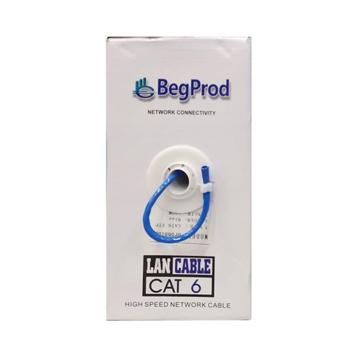[UTP100C6EX] CABLE UTP CAT 6 / 100 MTS /EXTERIOR / NEGRO