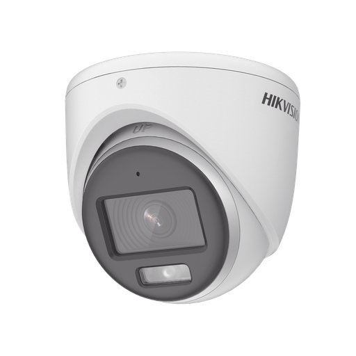 [DS-2CE72KF0T-FS(2.8mm)] CÁMARA DOMO TURBO HD 5 MP / 2.8 MM / 3K 2960 X 1665 / COLORVU / IMAGEN A COLOR 24/7 / METAL / LUZ BLANCA 40 MTS / MICRÓFONO INTEGRADO / EXTERIOR IP67 / TVI-AHD-CVI-CVBS / DWDR