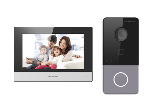[DS-KIS603-P] KIT DE VIDEOPORTERO / PANTALLA A COLOR 7&quot;/MICRÓFONO INCORPORADO / ALTAVOZ / WIFI