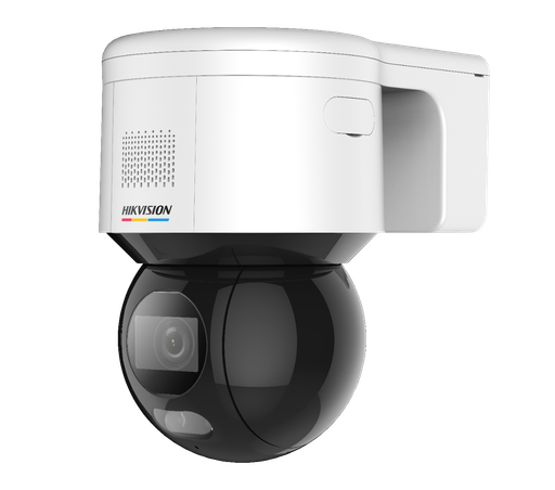 [DS-2DE3A400BW-DE/W] CÁMARA MINI PTZ IP WIFI 4 MP / COLORVU / H.265+ / 20 MTS IR EXIR / WDR / IP66 / MICRÓFONO / POE