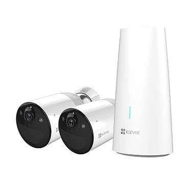 [CS-BC1-B2-B0] KIT 2 CÁMARAS BULLET WIFI IP 2 MP / 2.8 MM / 1080P / H.265 / VISIÓN NOCTURNA A COLOR 