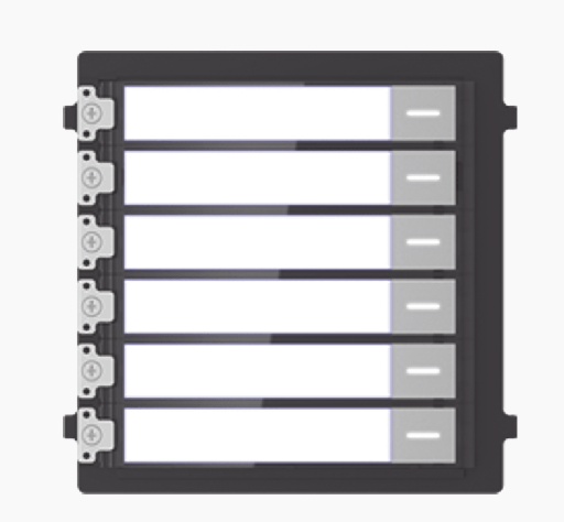 [DS-KD-KK] MÓDULO DE BOTONES PARA VIDEO PORTERO / LLAMADA DE UN SOLO TOQUE / HASTA 6 MONITORES