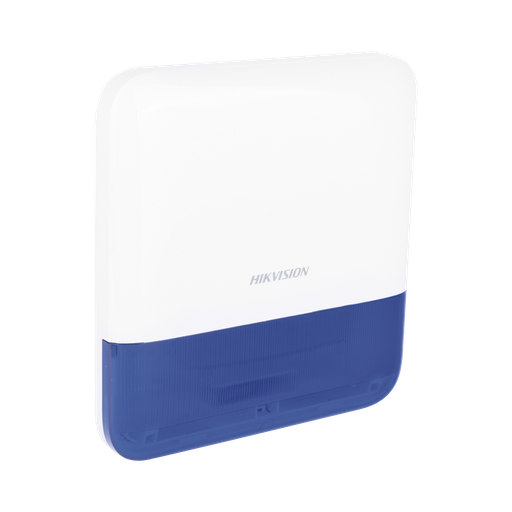 [DS-PS1-E-WB] SIRENA INALÁMBRICA CON ESTROBO AZUL PARA EXTERIOR IP65 / 110 DB / AX PRO