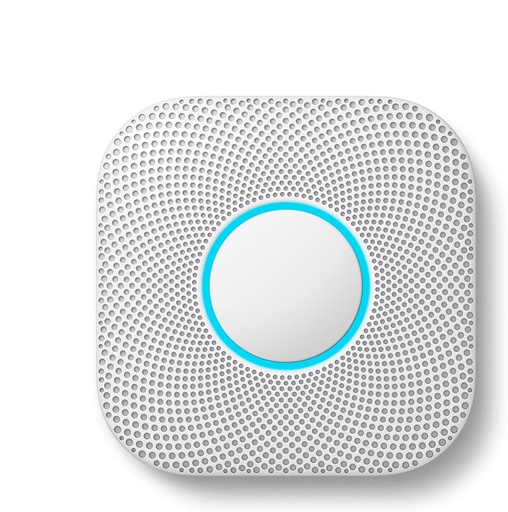 [S3000BWES] GOOGLE NEST PROTECT - ALARMA DE HUMO - DETECTOR DE HUMO Y DETECTOR DE MONÓXIDO DE CARBONO - BATERÍA OPERADA, BLANCO
