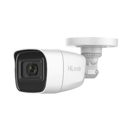 [THC-B120-PS(2.8mm)] CÁMARA BULLET TURBO HD 2 MP / 2.8 MM / 1080P / IR 25 MTS / EXTERIOR IP66 / MICRÓFONO INTEGRADO / DWDR / PLÁSTICO / TVI-AHD-CVI-CVBS