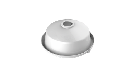 [DS-1253ZJ-M] SOPORTE PROTECTOR DE SOL Y LLUVIA PARA CÁMARAS DOMO EXTERIOR / PLASTICO / DIMENSIONES Φ191.1 X 76 MM