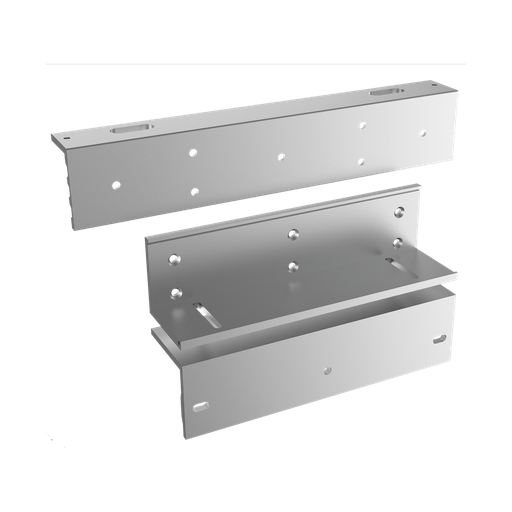 [DS-K4H255-LZ] KIT DE SOPORTES Z Y L PARA CERRADURA MAGNÉTICA / DIMENSIONES L: 250 X 46 X 30 MM Z: 180 X 47 X 47 MM / USO EN PUERTA DE MADERA Y METAL