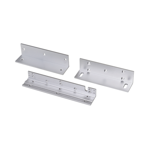 [DS-K4H258D-LZ] KIT DE SOPORTES Z Y L PARA CERRADURA MAGNÉTICA / DIMENSIONES L: 238 X 30 X 47 MM Z: 185 X 44 X 100 MM / USO EN PUERTA DE MADERA Y METAL / COMPATIBLE CON DS-K4H258S