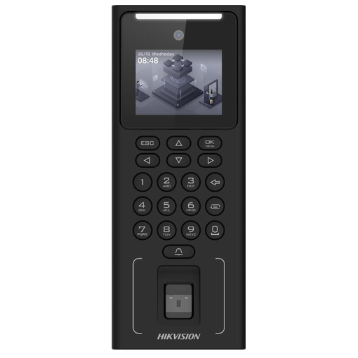 [DS-K1T321MFWX] TERMINAL DE RECONOCIMIENTO FACIAL / WIFI / 500 ROSTROS / 3000  HUELLAS / AUDIO / TÁCTIL / 3000 TARJETAS MIFARE