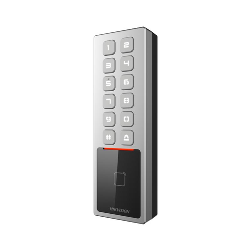 [DS-K1T805EBWX] TERMINAL DE ACCESO HUELLA DACTILAR / WIFI / AUDIO / 3000 HUELLAS / 10.000 TARJETAS EM / IP65 EXTERIOR / IK08 ANTIVANDÁLICO