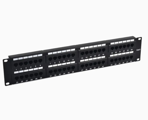 [ID-PPU648] PATCH PANEL 48 PUERTOS CAT6